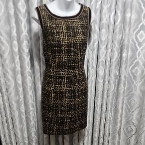 Trina Turk Wool Blend Tweed Dress